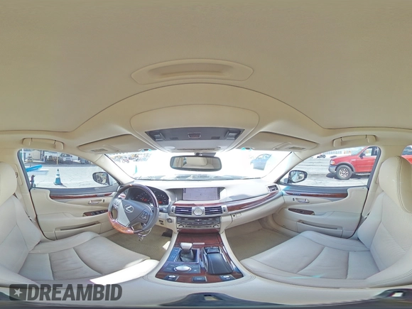 2017 Lexus LS 460 with VIN JTHBL5EF7H5146810, listed as a Copart auction lot 49253905 with 71,518 mi miles and Salvage title. Bid and sale history available at DreamBid. Image 13.
