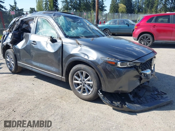 2025 Mazda CX-5 2.5 S Preferred Package with VIN JM3KFBCL8S0603670, listed as a IAAI auction lot 42086282 with 853 mi miles. Bid and sale history available at carsss.com. Image 1.