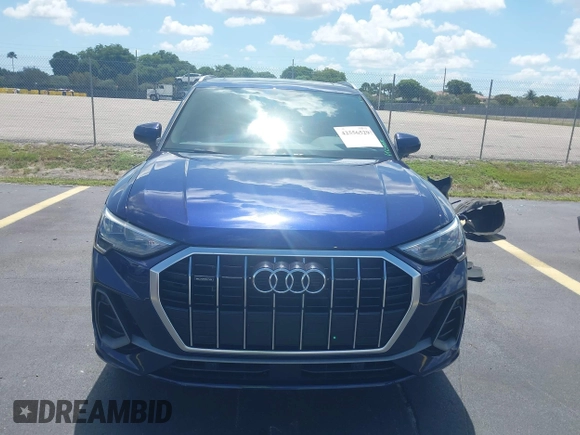 2021 Audi Q3 S line Premium with VIN WA1DECF37M1032508, listed as a IAAI auction lot 42556529 with 55,125 mi miles and . Bid and sale history available at DreamBid. Image 12.