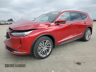 2022 Acura MDX w/Advance Package with VIN 5J8YE1H87NL041057, listed as a Copart auction lot 46273335 with 31,586 mi miles and Salvage Title. Bid and sale history available at carsss.com. Image 1.