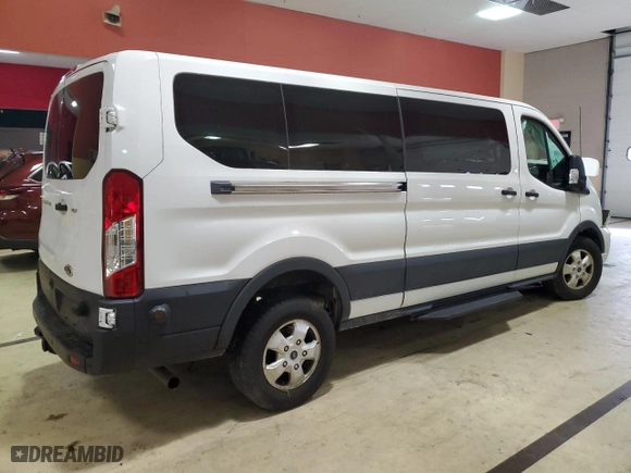 2020 Ford Transit Passenger Wagon XL with VIN 1FBAX2Y89LKA75296, listed as a Copart auction lot 42430065 with 0 mi miles and Salvage Title. Bid and sale history available at carsss.com. Image 3.