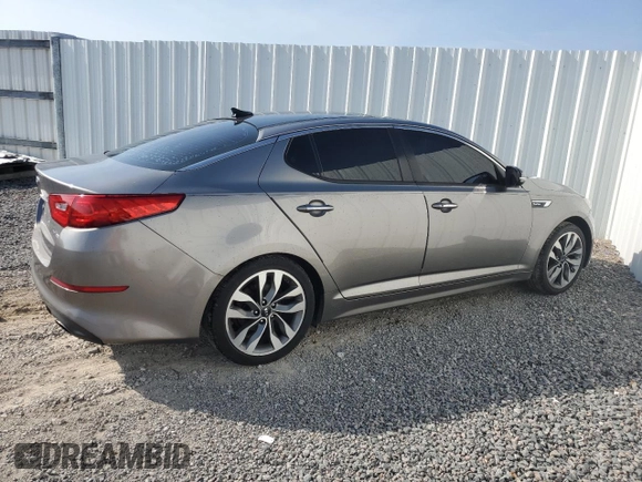 2015 Kia Optima SX Turbo with VIN 5XXGR4A6XFG366019, listed as a Copart auction lot 58149835 with 119,565 mi miles and Clean title. Bid and sale history available at DreamBid. Image 3.