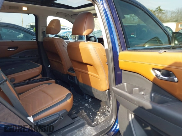2023 Nissan Pathfinder Platinum с VIN 5N1DR3DK2PC237839, выставлен на аукционе IAAI как лот 41800209 с пробегом 21 446 миль миль и . История ставок и продаж доступна на DreamBid. Изображение 8.