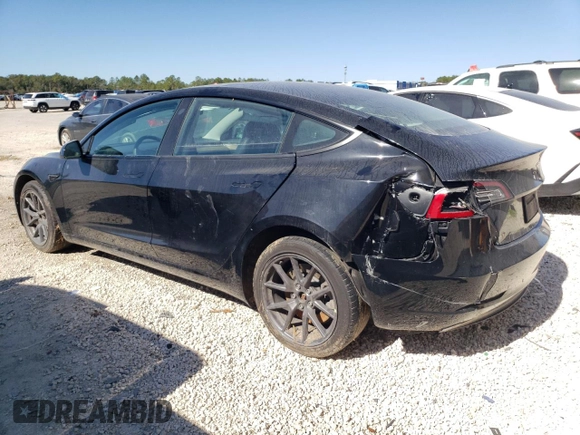 2023 Tesla Model 3 with VIN 5YJ3E1EA9PF457374, listed as a Copart auction lot 43147305 with 95,151 mi miles and Non Repairable. Bid and sale history available at carsss.com. Image 2.