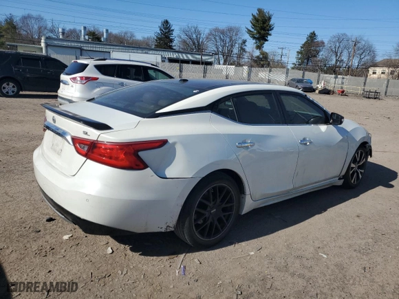 2017 Nissan Maxima SV with VIN 1N4AA6AP2HC434274, listed as a Copart auction lot 48554065 with 109,394 mi miles and Salvage Title. Bid and sale history available at carsss.com. Image 3.