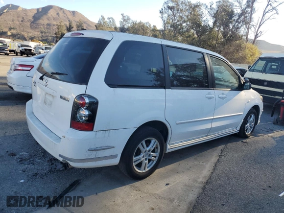 2006 Mazda MPV LX with VIN JM3LW28AX60557390, listed as a Copart auction lot 85831534 with 123,761 mi miles and Clean Title. Bid and sale history available at carsss.com. Image 3.