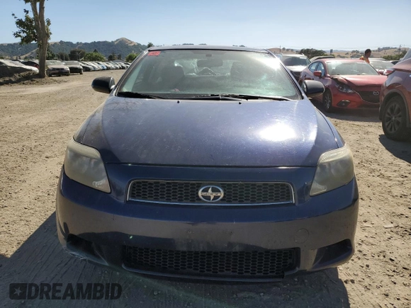 2007 Scion tC Spec with VIN JTKDE177770197361, listed as a Copart auction lot 58357585 with 224,667 mi miles and Salvage title. Bid and sale history available at DreamBid. Image 5.