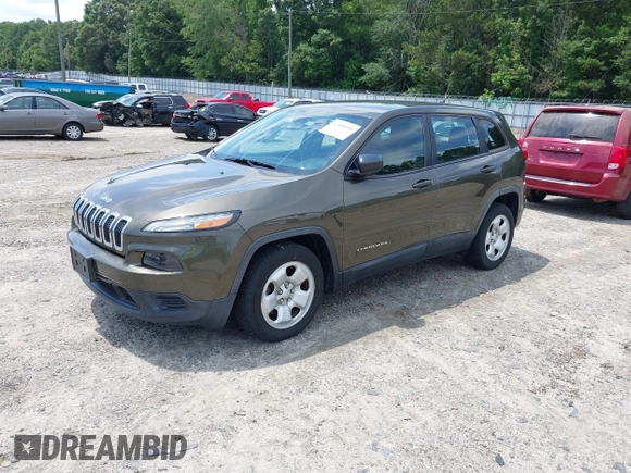 2015 Jeep Cherokee Sport with VIN 1C4PJLAB0FW660722, listed as a IAAI auction lot 42480650 with 272,396 mi miles and . Bid and sale history available at DreamBid. Image 17.