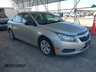 2014 Chevrolet Cruze LS with VIN 1G1PA5SG5E7116532, listed as a IAAI auction lot 41915374 with 143,893 mi miles and . Bid and sale history available at DreamBid. Image 1.