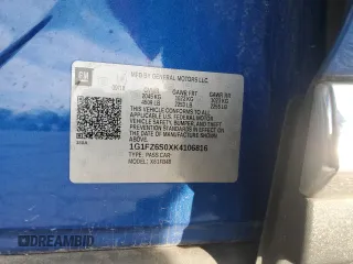 2019 Chevrolet Bolt EV Premier z VIN 1G1FZ6S0XK4106816, wystawiony jako Copart lot #48960665 z przebiegiem 119 267 mil mil oraz Szkoda całkowita • Salvage title. Historia ofert i sprzedaży dostępna na DreamBid. Obrazek 13.