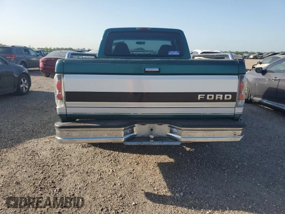 1996 Ford F-150 Special with VIN 1FTEX15N9TKA42509, listed as a Copart auction lot 52594365 with 0 mi miles and Salvage Title. Bid and sale history available at carsss.com. Image 6.
