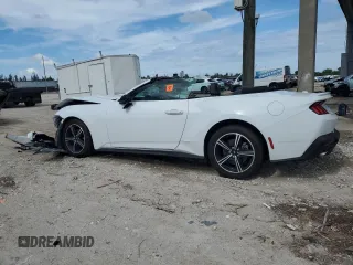 2024 Ford Mustang EcoBoost with VIN 1FAGP8UH2R5124849, listed as a Copart auction lot 62739785 with 28,709 mi miles and Non repairable. Bid and sale history available at DreamBid. Image 2.