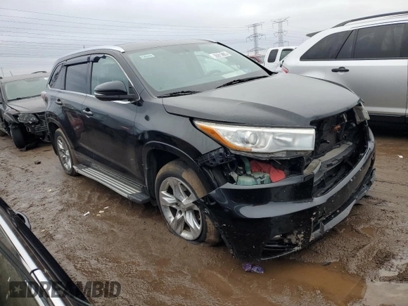 2015 Toyota Highlander Hybrid Limited with VIN 5TDDCRFH5FS009695, listed as a Copart auction lot 35913983 with 327,955 mi miles. Bid and sale history available at carsss.com. Image 4.