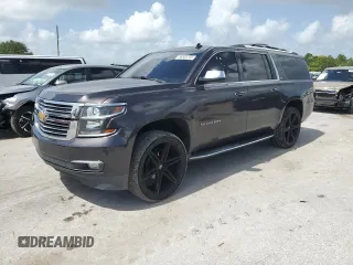 2015 Chevrolet Suburban LTZ with VIN 1GNSCKKC5FR259856, listed as a Copart auction lot 66505705 with 266,588 mi miles and Clean title. Bid and sale history available at DreamBid. Image 1.