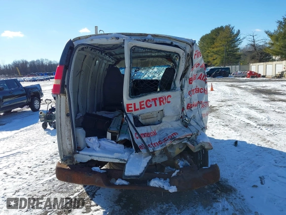 2009 Chevrolet Express Cargo with VIN 1GCFG15X091129140, listed as a IAAI auction lot 41273961 with Not provided miles and . Bid and sale history available at DreamBid. Image 15.