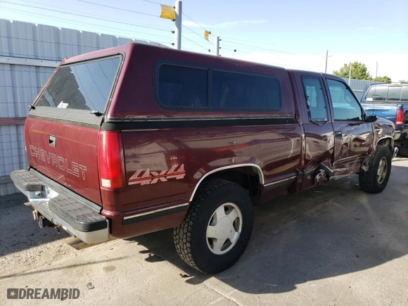 1999 Chevrolet C/K 1500 with VIN 1GCEK19RXXR131661, listed as a Copart auction lot 68070704 with 188,338 mi miles and Salvage Title. Bid and sale history available at carsss.com. Image 3.