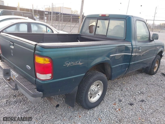 1998 Ford Ranger XL with VIN 1FTYR10C6WUC44567, listed as a IAAI auction lot 41809574 with 58,698 mi miles. Bid and sale history available at carsss.com. Image 4.
