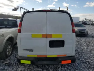 2012 Chevrolet Express Cargo z VIN 1GCWGFCA8C1172661, wystawiony jako Copart lot #47200685 z przebiegiem Nie podano mil oraz Czysty tytuł • Clean title. Historia ofert i sprzedaży dostępna na DreamBid. Obrazek 6.