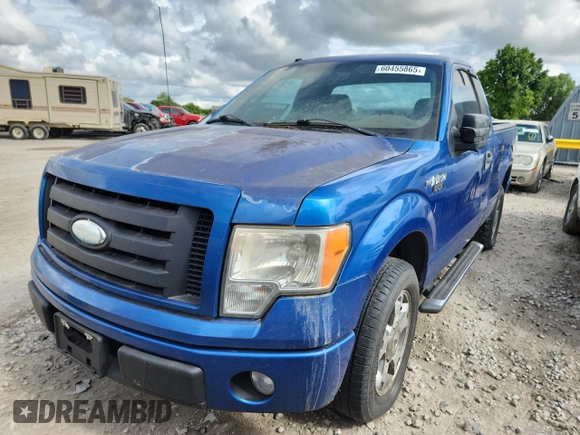2009 Ford F-150 XL with VIN 1FTRF12W99KC32515, listed as a Copart auction lot 60455865 with 251,348 mi miles and Clean title. Bid and sale history available at DreamBid. Image 1.