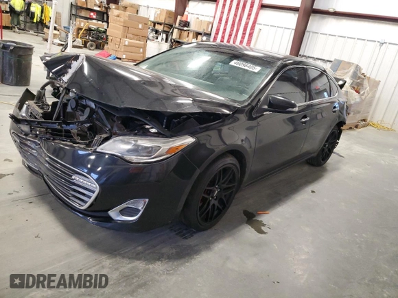 2014 Toyota Avalon Limited with VIN 4T1BK1EB4EU136405, listed as a Copart auction lot 46834285 with 99,326 mi miles and Salvage Title. Bid and sale history available at carsss.com. Image 1.