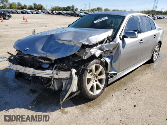 2006 BMW 5 Series 550i with VIN WBANB53546CP02671, listed as a Copart auction lot 72996534 with 124,214 mi miles and Salvage Title. Bid and sale history available at DreamBid. Image 1.