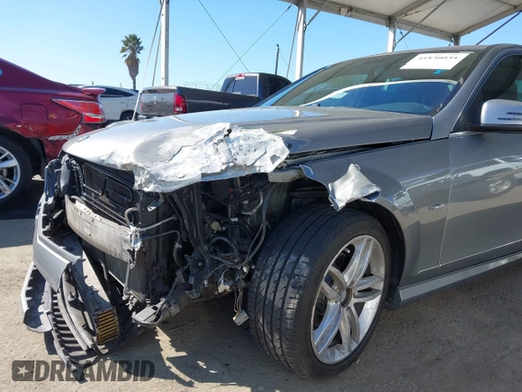 2012 Mercedes-Benz C-Class C 250 Sport with VIN WDDGF4HB8CA713047, listed as a IAAI auction lot 41830035 with 95,806 mi miles. Bid and sale history available at carsss.com. Image 6.