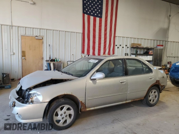 1998 Nissan Sentra XE with VIN 1N4AB41D8WC756485, listed as a Copart auction lot 41413285 with 206,967 mi miles and Salvage title. Bid and sale history available at DreamBid. Image 1.