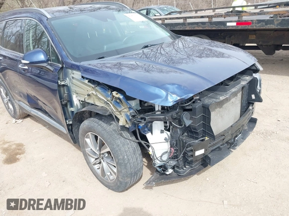 2020 Hyundai Santa Fe SEL with VIN 5NMS33AD5LH211881, listed as a IAAI auction lot 41863199 with 50,099 mi miles. Bid and sale history available at carsss.com. Image 6.