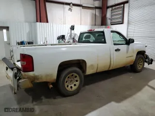 2007 Chevrolet Silverado 1500 Work Truck with VIN 1GCEC14CX7Z571086, listed as a Copart auction lot 46003565 with 162,842 mi miles and Salvage Title. Bid and sale history available at carsss.com. Image 3.