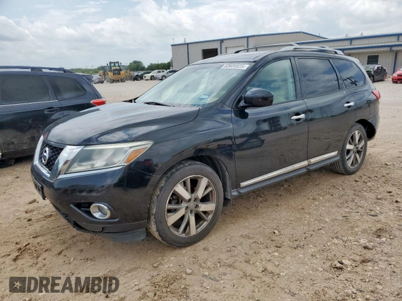 2015 Nissan Pathfinder Platinum with VIN 5N1AR2MN7FC684799, listed as a Copart auction lot 63605825 with 171,110 mi miles and Clean title. Bid and sale history available at DreamBid. Image 1.