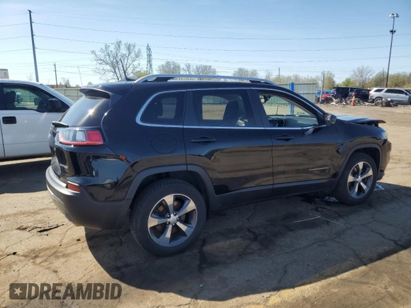 2019 Jeep Cherokee Limited with VIN 1C4PJMDN6KD134094, listed as a Copart auction lot 54773115 with 52,607 mi miles and Clean Title. Bid and sale history available at DreamBid. Image 3.
