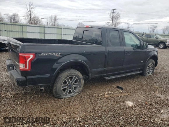 2016 Ford F-150 XLT with VIN 1FTEX1EP1GFD57885, listed as a Copart auction lot 48910695 with 75,884 mi miles and Salvage Title. Bid and sale history available at carsss.com. Image 3.