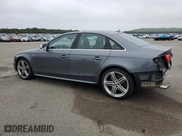 2014 Audi S4 Premium Plus with VIN WAUBGAFL4EA080431, listed as a Copart auction lot 65033654 with 48,430 mi miles and Salvage Title. Bid and sale history available at carsss.com. Image 2.