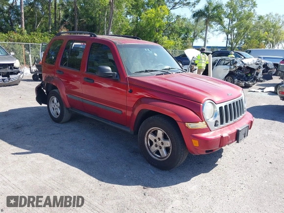 2007 Jeep Liberty Sport with VIN 1J4GL48K87W701907, listed as a IAAI auction lot 41802354 with 179,598 mi miles. Bid and sale history available at carsss.com. Image 1.