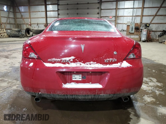 2006 Pontiac G6 GTP with VIN 1G2ZM151664245846, listed as a Copart auction lot 89272915 with 159,196 mi miles and Salvage Title. Bid and sale history available at carsss.com. Image 6.