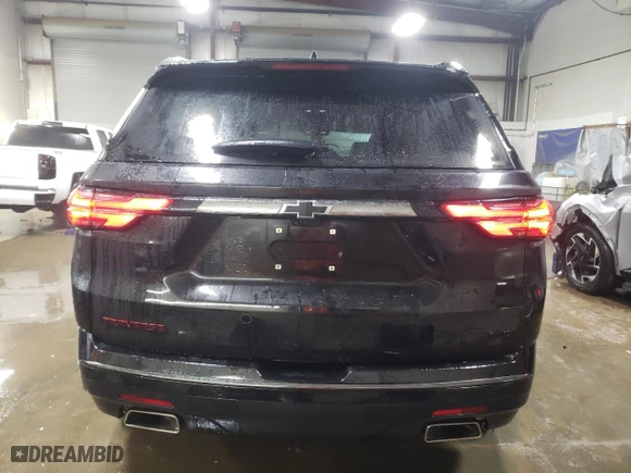 2022 Chevrolet Traverse Premier with VIN 1GNEVKKW1NJ130723, listed as a Copart auction lot 45307185 with 17,765 mi miles and Salvage Title. Bid and sale history available at carsss.com. Image 6.