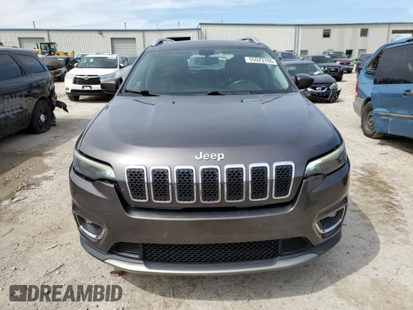 2019 Jeep Cherokee Limited with VIN 1C4PJLDB6KD300369, listed as a Copart auction lot 55023765 with 165,615 mi miles and Clean Title. Bid and sale history available at DreamBid. Image 5.