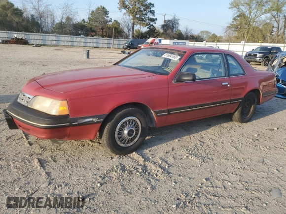 1988 Ford Thunderbird with VIN 1FABP6041JH103866, listed as a Copart auction lot 51694165 with 94,935 mi miles and Salvage Title. Bid and sale history available at carsss.com. Image 1.