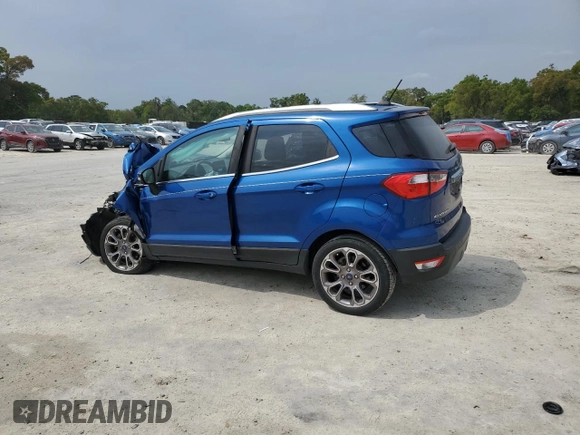 2019 Ford EcoSport Titanium with VIN MAJ3S2KE9KC272873, listed as a Copart auction lot 50262935 with 63,714 mi miles and Salvage Title. Bid and sale history available at DreamBid. Image 2.