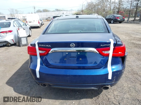 2016 Nissan Maxima SV with VIN 1N4AA6AP2GC386757, listed as a IAAI auction lot 42071110 with 108,016 mi miles and . Bid and sale history available at DreamBid. Image 16.