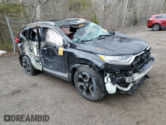 2018 Honda CR-V Touring with VIN 2HKRW2H95JH113242, listed as a Copart auction lot 48065595 with 0 mi miles and Non Repairable. Bid and sale history available at carsss.com. Image 4.
