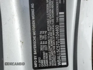 2013 BMW Z4 sDrive28i with VIN WBALL5C57DJ104460, listed as a Copart auction lot 45978395 with 109,718 mi miles and Salvage Title. Bid and sale history available at carsss.com. Image 12.