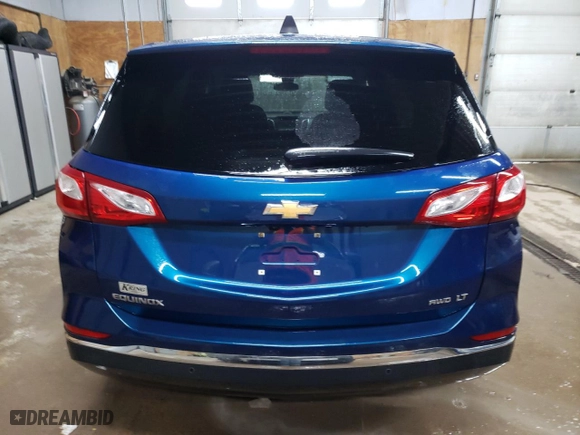 2020 Chevrolet Equinox LT with VIN 3GNAXTEV7LL166763, listed as a Copart auction lot 47749155 with 105,546 mi miles and Salvage Title. Bid and sale history available at carsss.com. Image 6.