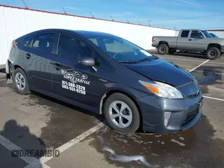 2014 Toyota Prius Four with VIN JTDKN3DU3E1743858, listed as a IAAI auction lot 41569864 with 117,912 mi miles and . Bid and sale history available at DreamBid. Image 1.