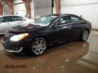 2014 Buick Regal Premium I with VIN 2G4GP5EXXE9259455, listed as a Copart auction lot 45225655 with 101,379 mi miles and Clean Title. Bid and sale history available at DreamBid. Image 1.