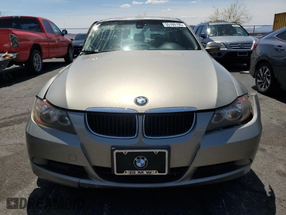 2007 BMW 3 Series 328i with VIN WBAVA33507KX74238, listed as a Copart auction lot 55160195 with Not provided miles and Salvage title. Bid and sale history available at DreamBid. Image 5.