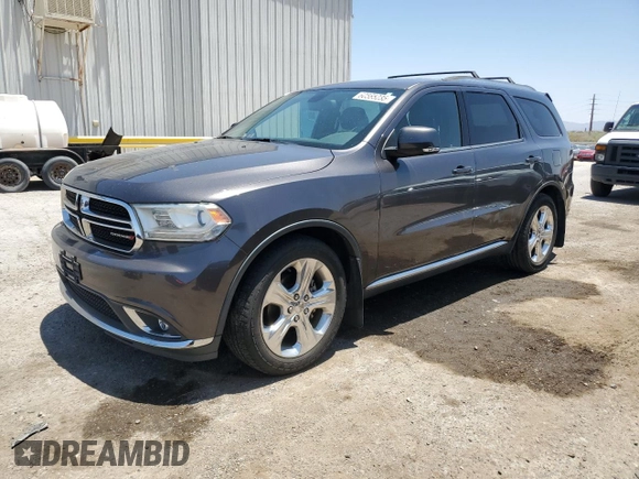 2014 Dodge Durango Limited with VIN 1C4RDHDG4EC494905, listed as a Copart auction lot 60565235 with 169,069 mi miles and Salvage title. Bid and sale history available at DreamBid. Image 1.