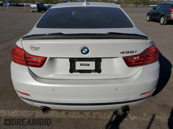 2015 BMW 4 Series 435i with VIN WBA3R1C51FK195682, listed as a Copart auction lot 47135775 with 116,502 mi miles and Salvage title. Bid and sale history available at DreamBid. Image 6.