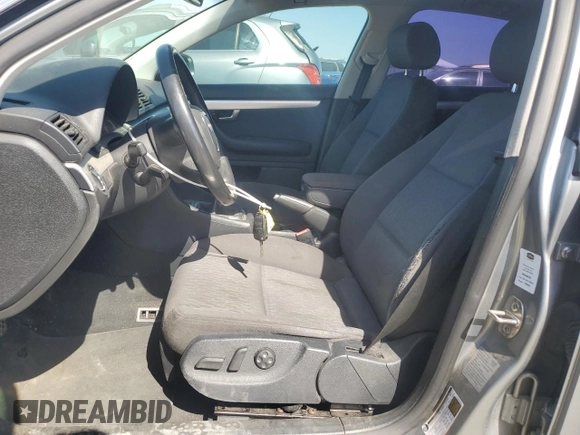 2008 Audi A4 2.0T with VIN WAUAF78E38A102570, listed as a Copart auction lot 53910215 with 145,095 mi miles and Salvage title. Bid and sale history available at DreamBid. Image 7.