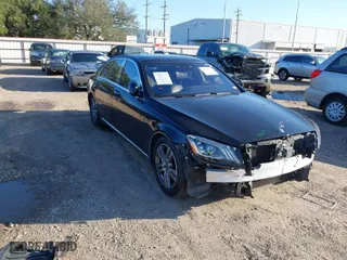2018 Mercedes-Benz S-Class S 450 with VIN WDDUG6GB4JA370702, listed as a IAAI auction lot 41565037 with 48,814 mi miles. Bid and sale history available at carsss.com. Image 1.